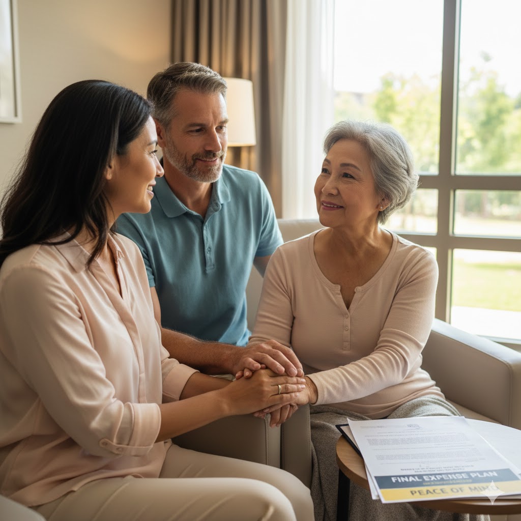 Happy family with peace of mind